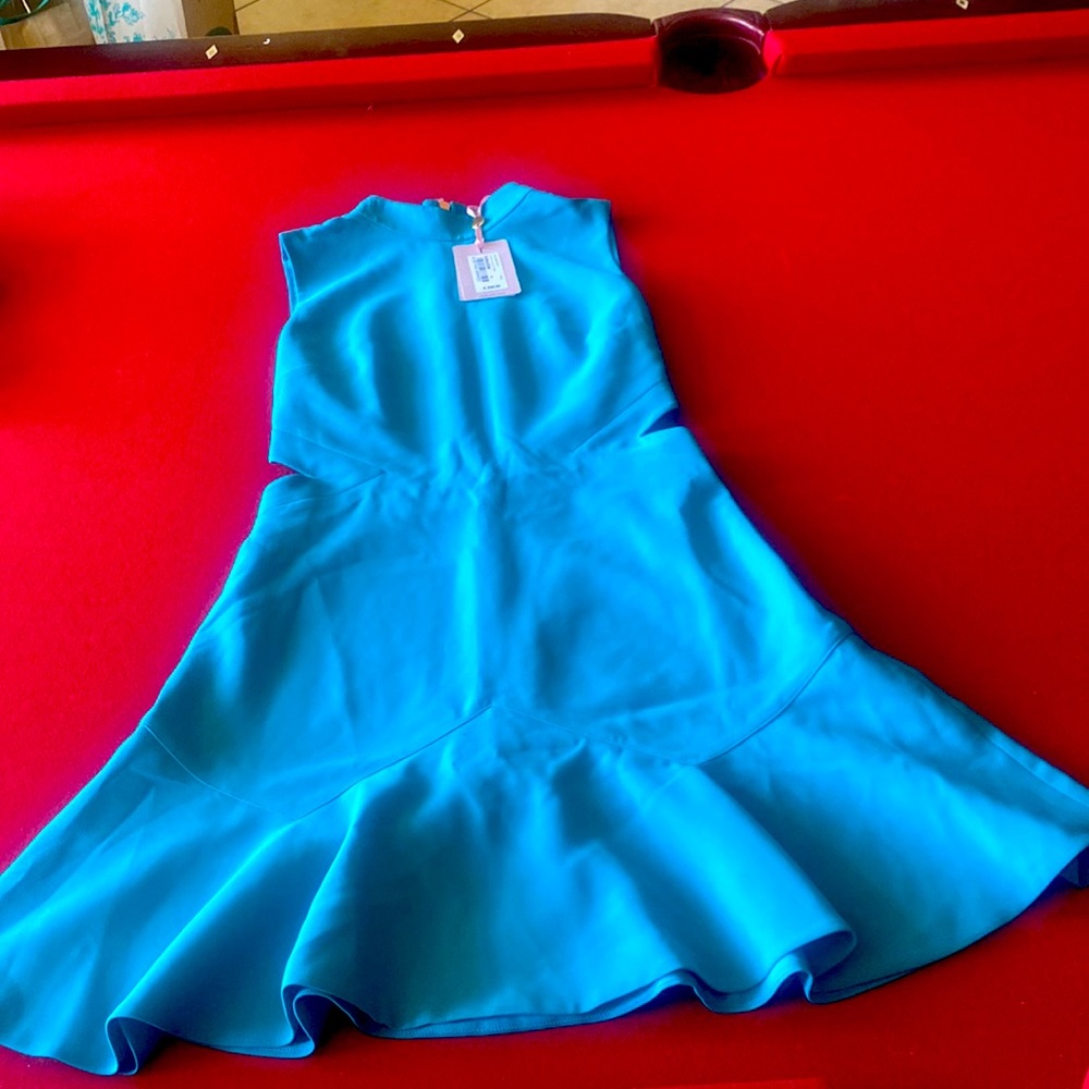 Dress, Ted Baker London color turquoise, brand new with tags.. size 0.